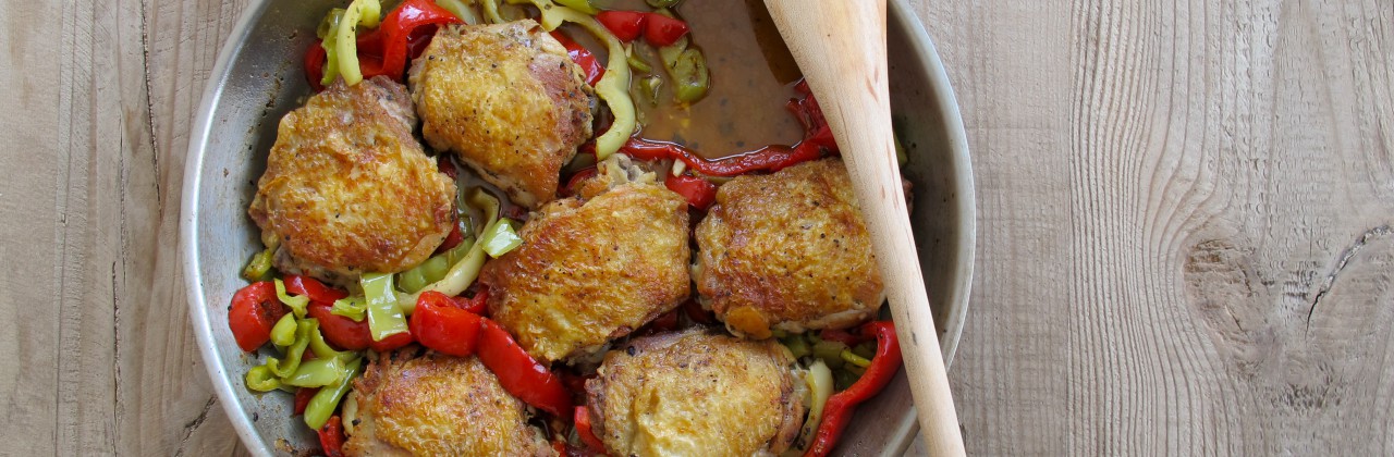 Tangy & Spicy Chicken & Peppers