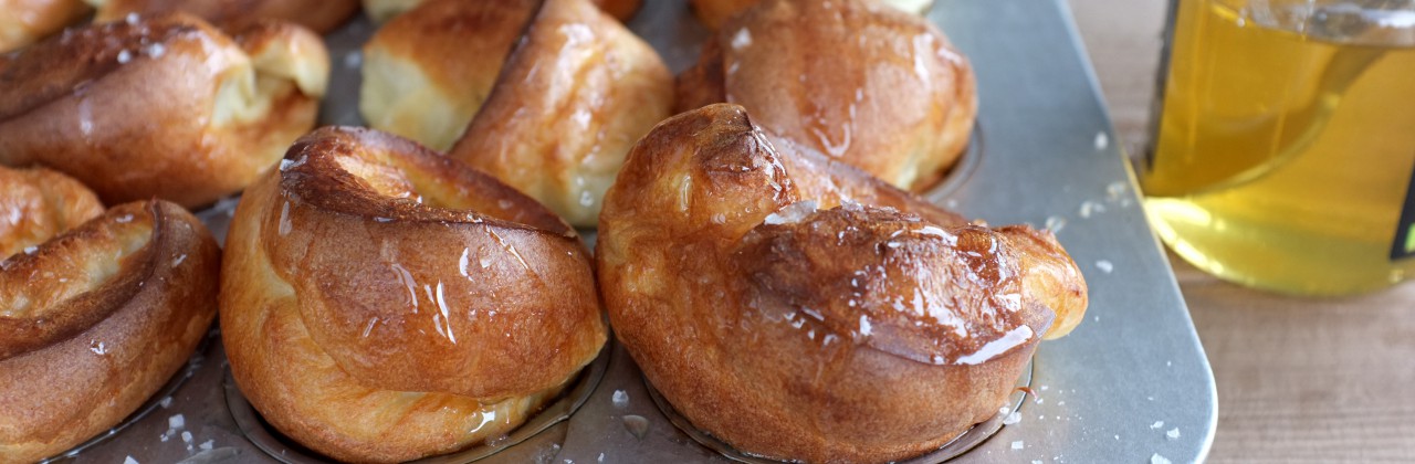 Popovers with Honey and Salt