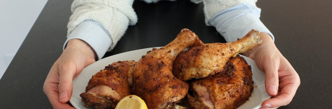 Moroccan-Spiced Roasted Chicken Legs