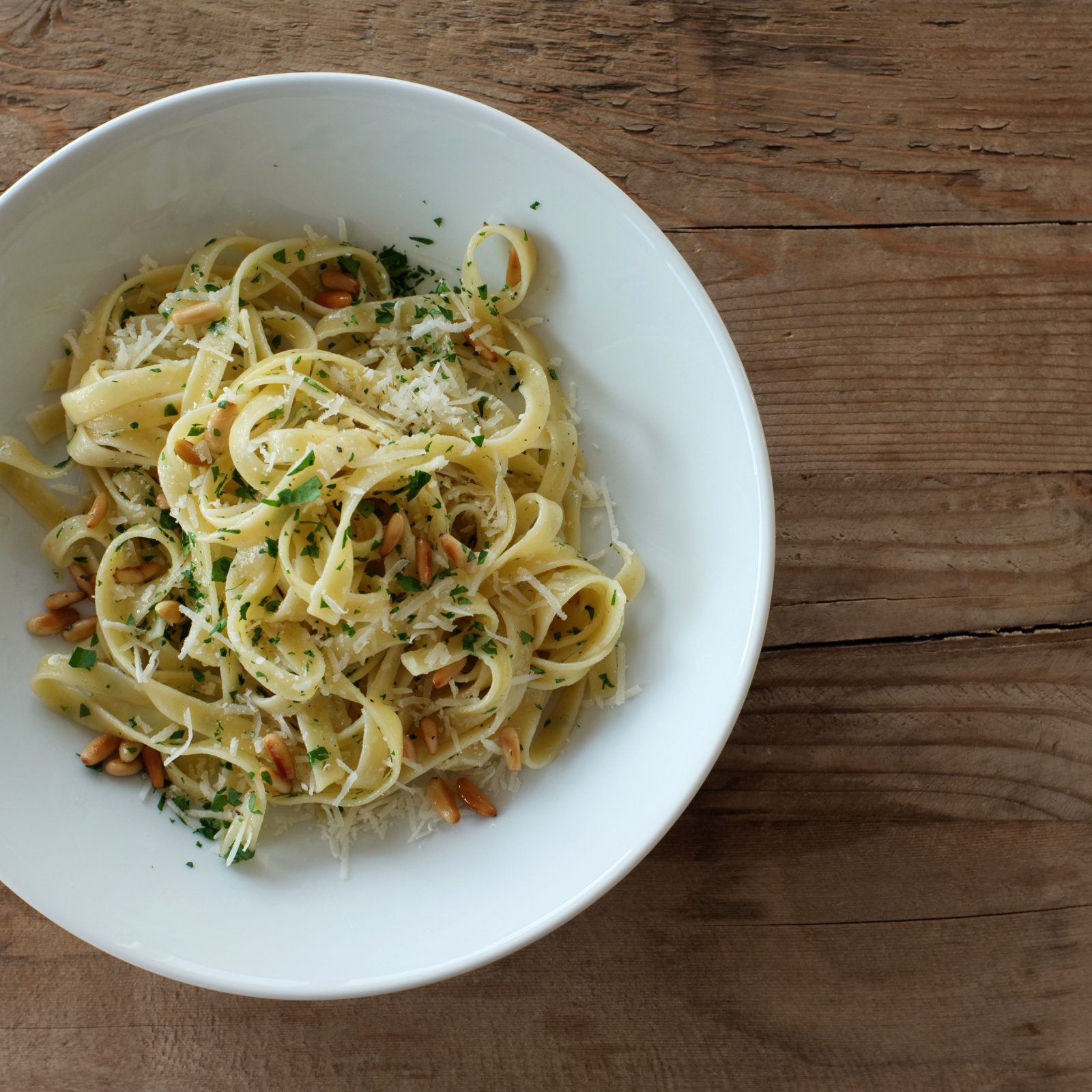 Pine Nut and Parsley Pasta