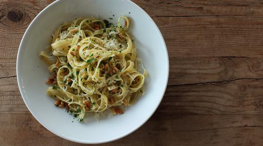 Pine nut and parsley pasta-10