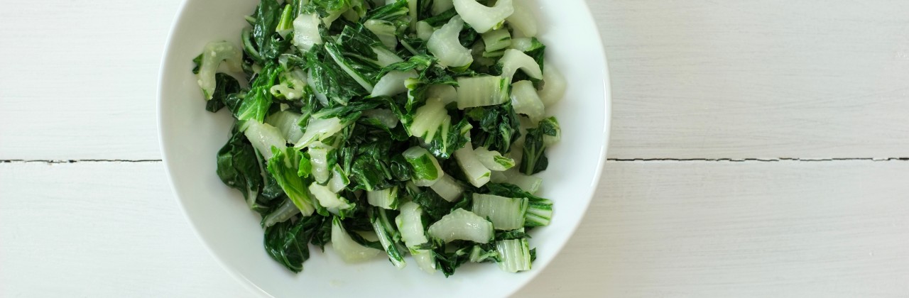 Sautéed Bok Choy with Garlic and Ginger