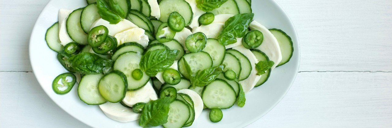 Cucumber Mozzarella Salad