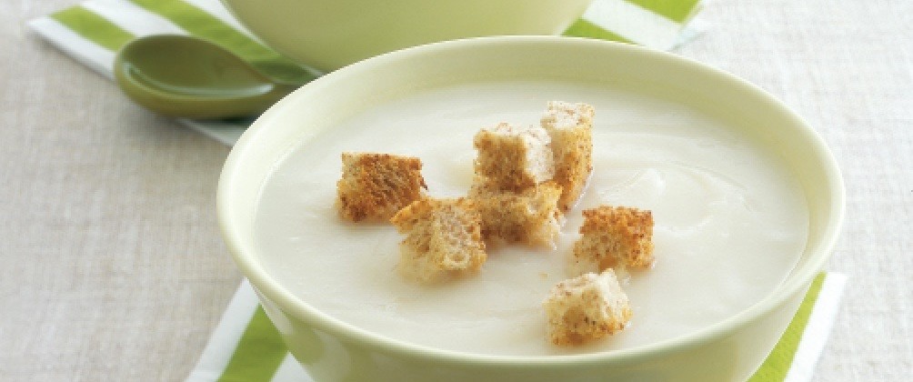 Creamy Potato Soup (with Cauliflower and Butternut Squash)