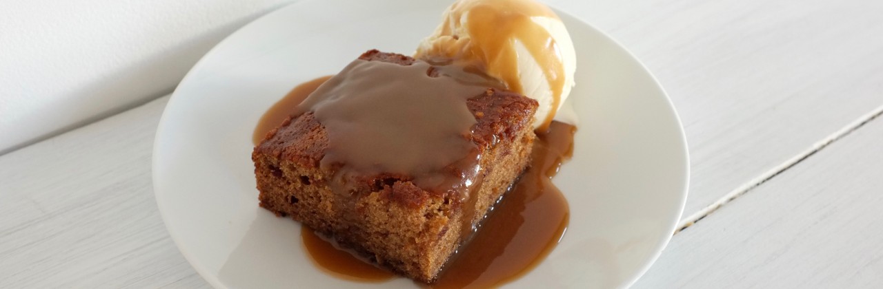 Sticky Date Pudding Cake with Butterscotch Sauce