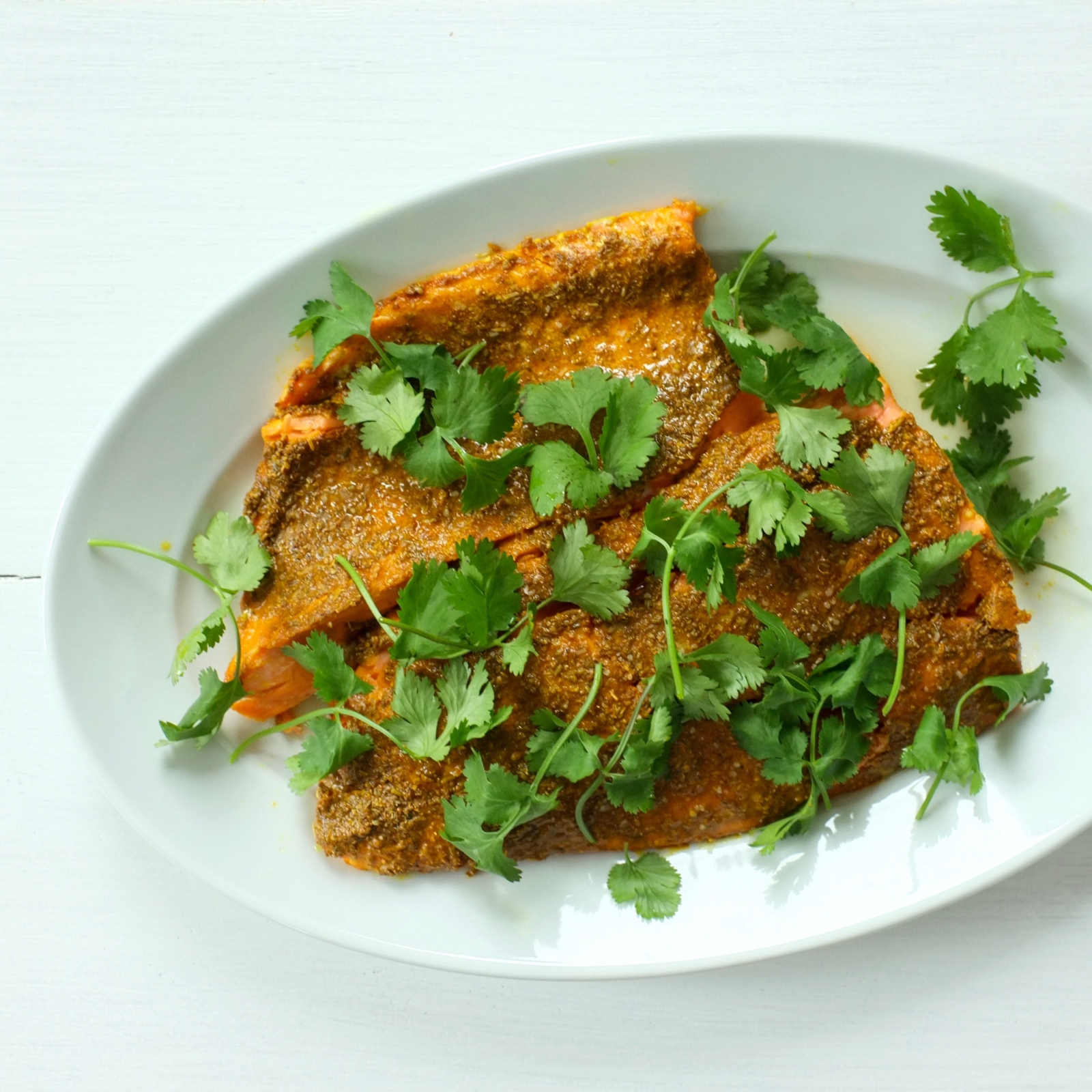 Slow-Roasted Indian-Spiced Salmon