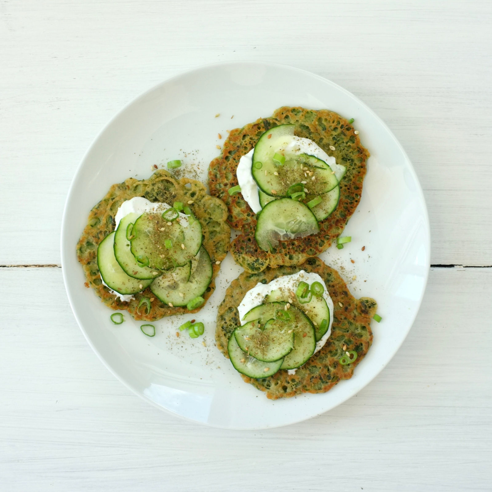 Chickpea and Spinach Pancakes