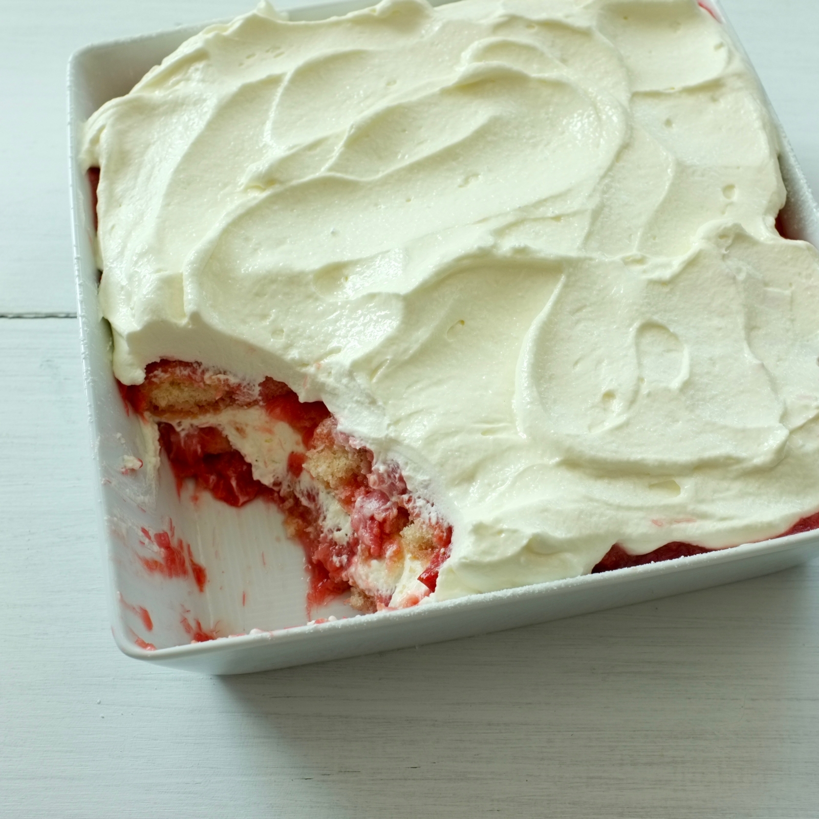 Strawberry Rhubarb Tiramisu