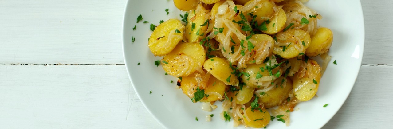 Smoky Grilled Potatoes and Onions