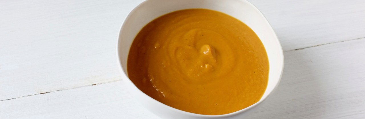 Sweet Potato Leek Soup with Ginger and Curry
